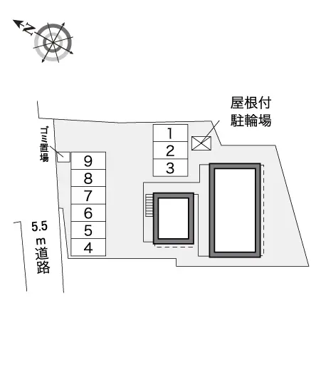 ★手数料０円★仙台市宮城野区安養寺１丁目 月極駐車場